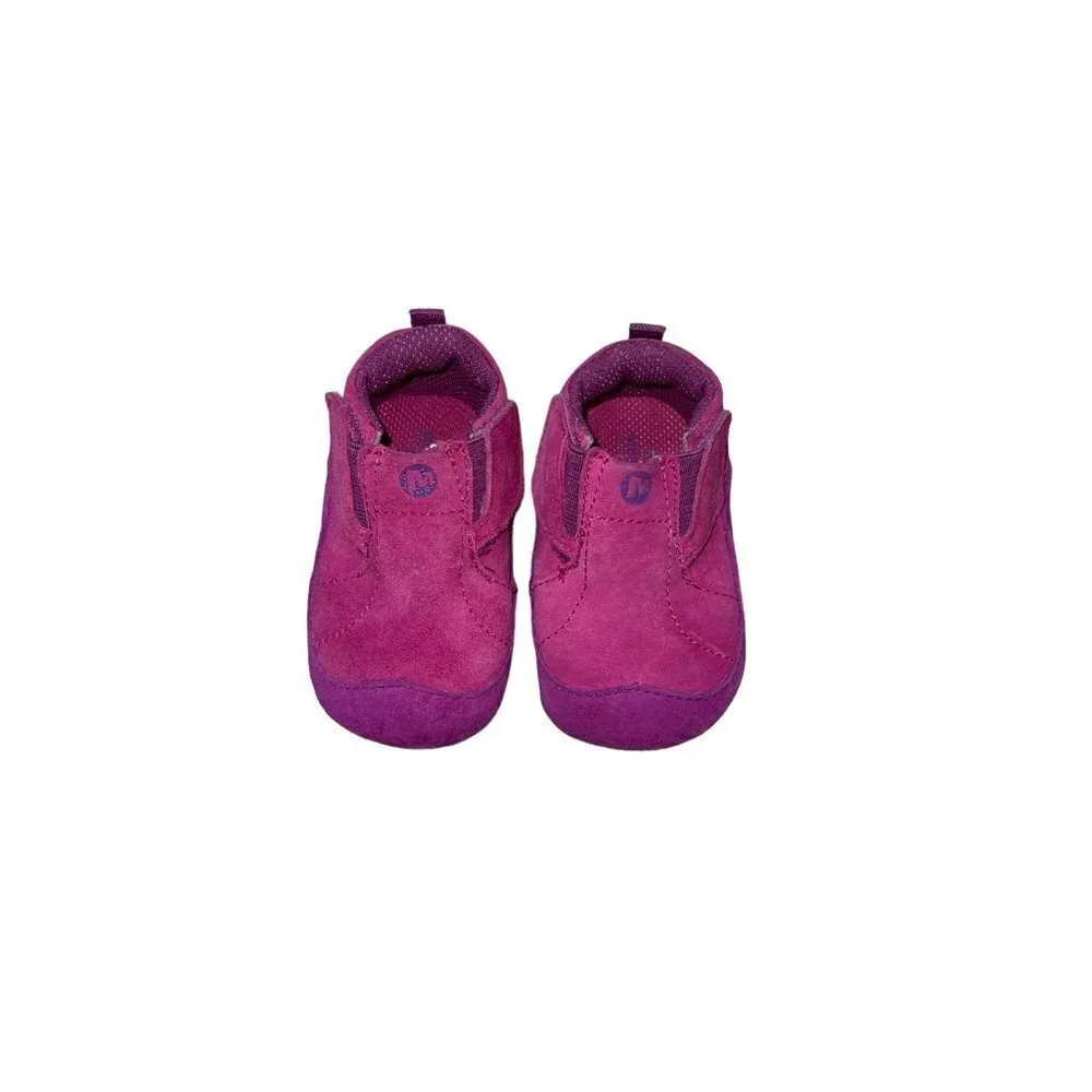 Merrell Jungle Moc Baby Berry Leather Size 3 Month
